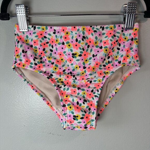Art Class Floral High Rise Bikini Bottom Size Xs(4/5) - Picture 1 of 6